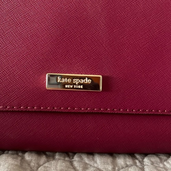 Kate Spade Burgundy Crossbody Bag - Picture 2 of 6